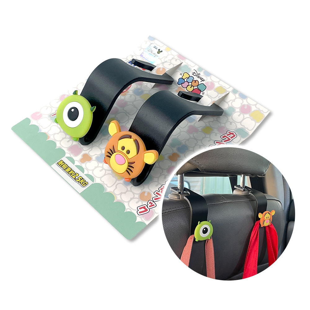 【DISNEY】WD-837C TsumTsum迪士尼掛勾跳跳虎大眼仔(2入)