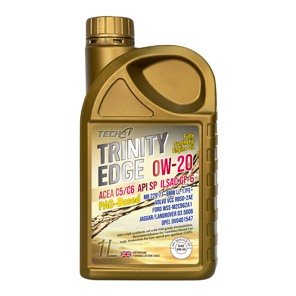 【TECH1】TRINITY EDGE C5/C6 0W-20 長效型全合成潤滑油 1L