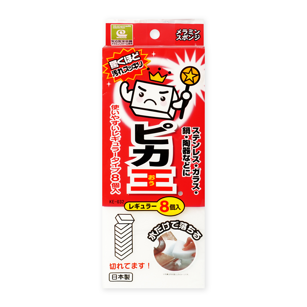【WAKO】KE-032 日本製魔術科技海綿(8入組)